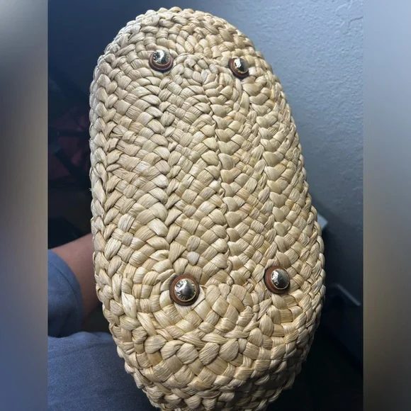 Michael Kors straw handbag - Picture 2 of 12